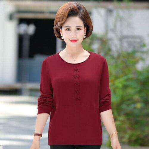 High Quality Summer T Shirt Women Plus Size 5XL Cotton Basic T-shirts Female Casual Middle-aged Women Tops Short Sleeve Tshirt