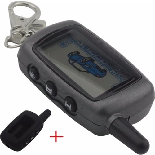 Jingyuqin For StarLine twage A6 LCD Remote Controller Keychain For Vehicle Security Two Way Car Alarm auto Keychain +Gift