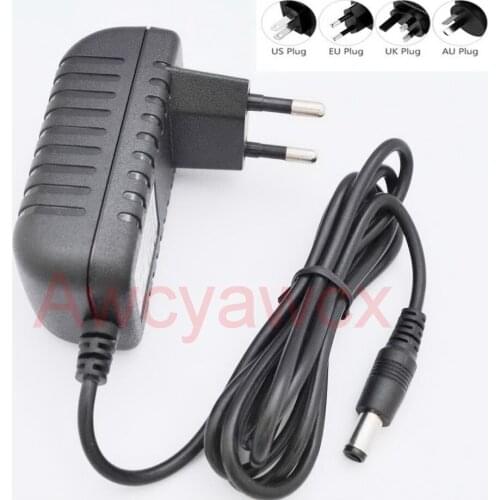 1pcs 12V1.25A New AC 100V-240V Converter power Adapter DC 12V 1.25A 1250mA Power Supply US Plug DC 5.5mm x 2.1mm-2.5mm