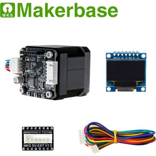 12-24V MKS STM32 closed loop stepper motor NEMA17 SERVO42B 0.9 OLED12864 display prevent lose step cost-effective 3d printer