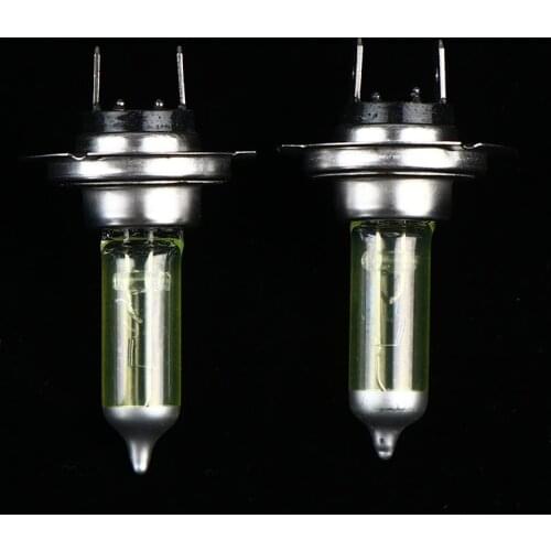 2 Pcs Car Super Bright H7 Xenon Halogen Front Headlight Light Bulbs Lamp 12V High Power Car Headlights Lamp Car Light