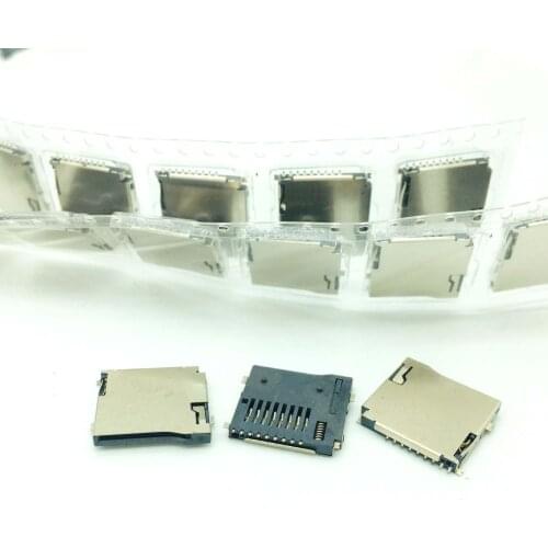 200PCS Micro SD TF Card Socket Adapter Connector SD card slot connectors Handy Push pops up for phone, tablet, Vehicle Navig