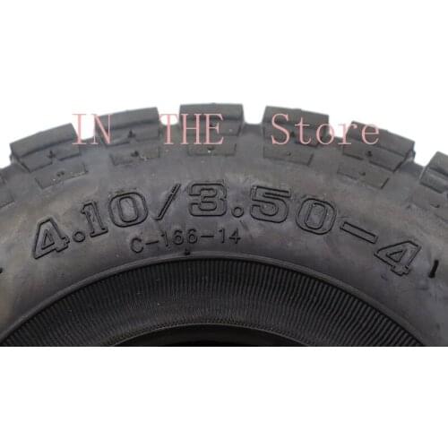 4.10/3.50-4 Inner Outer Tyre 410/350-4 Pneumatic Wheel Tire for Electric Scooter, Trolley Accessories