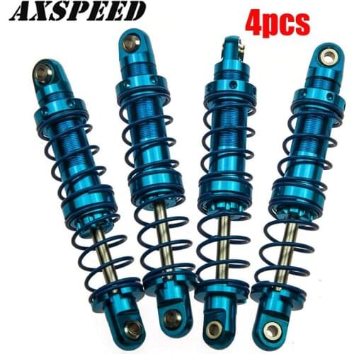 4PCS RC Car Metal Suspension Shocks Absorbers Internal Spring Dampers 70/80/90/100/110/120mm for 1:10 RC Crawler SCX10 D90 D110