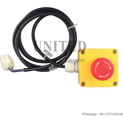 5pcs Elevator Pit Stop Switch Assembly KM713865G01 Cable Length 2 Meters
