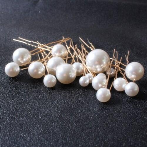 Hair Accessories for Girls Hair clips for hair Pearl Metal Hairpins Wedding Bridal Tiara Hair for Women Wedding Accessories
