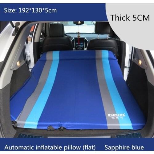 Car Bed Inflatable Car Mattress Camping Seat Travel Bed Air Mattress With Air Pump Moisture-Proof Pad Car Mattress For SUV