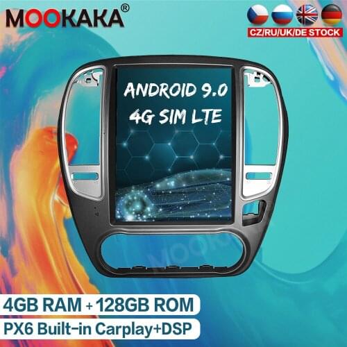 For NISSAN SYLPHY 2005 - 2012 Android 9.0 4GB+128GB Tesla Style Radio Car Multimedia Player Auto Stereo Head Unit GPS Navigation