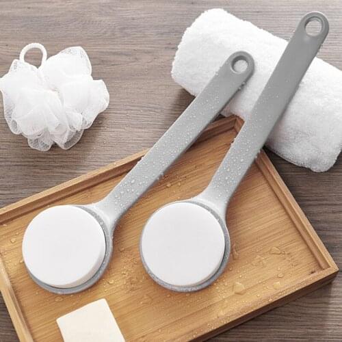 Long Handle Sponge Brush Children Body Skin Massager Back Skin Exfoliation Bath Brush Towel Bathroom Cleaning Equipment Tools