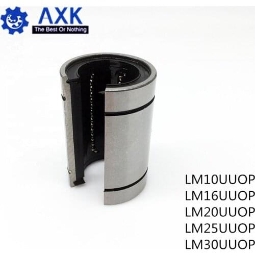 4pcs/lot Free shipping LM20UUOP LM10UUOP LM16UUOP LM25UUOP LM30UUOP 20mm Linear bearings Open Type CNC Linear Bushing 3D printer
