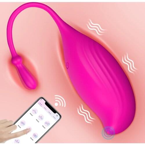 G Spot Massage Kegel Ball APP Remote Control Vibrators Wireless Wearable G-spot Stimulator Vibrating Egg Sex Toy For Adult Women
