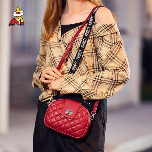 Mexican Womens 2021 New Mini Crossbody Small Round Bag Fashion Popular Shoulder Bag Summer Luxury plaid purses and handbags