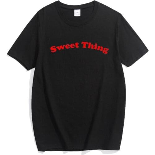 Sweet Thing T-shirts Summer Short Sleeve T Shirts Harajuku Tshirt Woman Printed Woman Tee Top