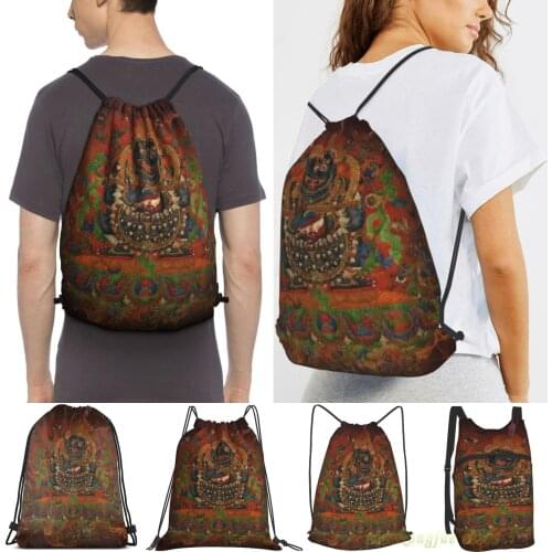 Men Waterproof Purpose Drawstring Backpack Bags Mahakala Women Outdoor Travel Backpacks Gym Bags Training Swimming Fitness Bag