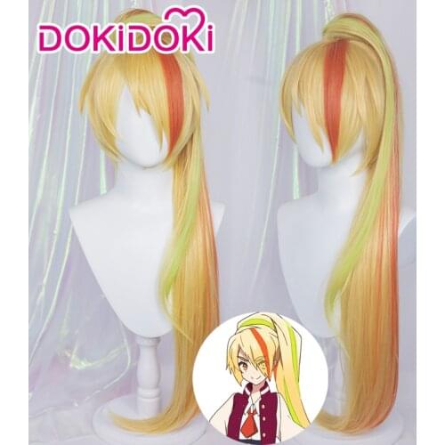 DokiDoki Anime ZOMBIE LAND SAGA Nikaidou Saki Wig Cosplay Wig Nikaidou Saki Hair Heat Resistant Synthetic Wigs