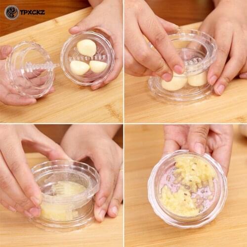 Kitchen Accessories Garlic Press Stir Garlic Peeler Crusher Twist Vegetable Cutter Grater Novelty Households Items