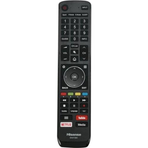 Smart Remote Control Fit for Hisense EN3Y39H H50U7A H55U7A H65U7A H43A6500 H50A6500 H55A6500 H65A6500 LCD TV