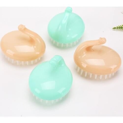 Silicone Head Body To Wash Clean Care Hair Root Itching Scalp Massage Comb Shower Brush Bath Spa Anti-Dandruff Shampoo Comb