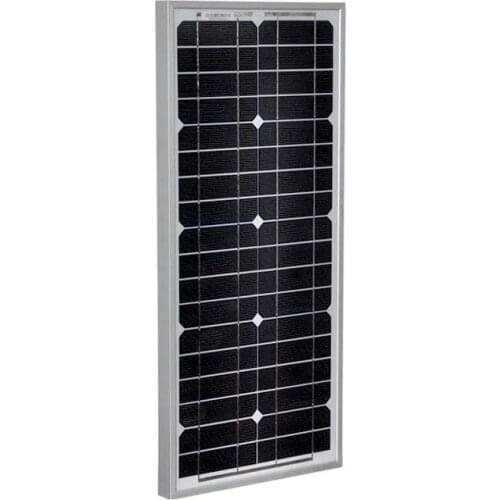 All New Solar Panel 12v 20w Monocrystalline Solar Battery Charger China Solar Light Lamp LED Camp Car Caravan Phone Marine