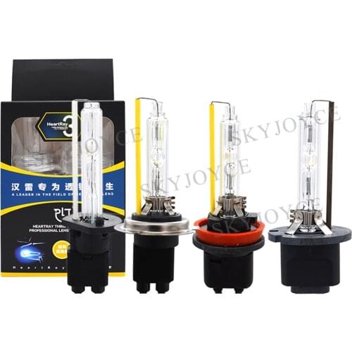 Ultra Bright Car Headlight HeartRay HID Bulb 35W 4500K 5500K 6500K H1 H7 H11 9005 9006 D2H Car Styling 35W Fast Bright HID Bulb