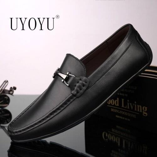 Men Dress Shoes Loafers 100% Calfskin Genuine Leather Luxury Fashion Groom Wedding Shoes Men Luxury Italian Style Oxford Shoes