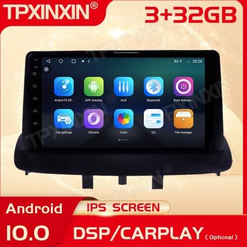 2 Din Carplay Android Radio Receiver Multimedia For Renault Megane 3 2009 2010 2011 2012 2013 2014 2015 Video Recorder Head Unit