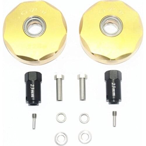 ​ Car Hex Coupler Set Durable 23MM Thick Wheel Hex Adapter Model for TRAXXAS TRX-4 BENZ G500 82096-4 RC Car Modification Parts