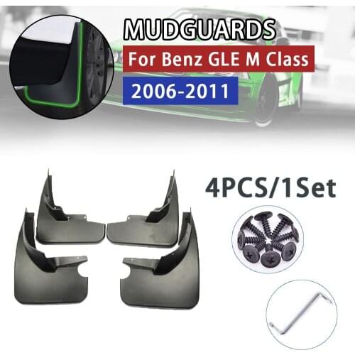 Car Mudflap for Mercedes Benz GLE M Class W164 2006~2011 Fender Mud Guard Splash Flap Mudguard Accessories 2007 2008 2009 2010