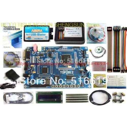 Free shipping DSP2812 board 00IC TOP2812 TMS320F2812 Learning board DSP kit