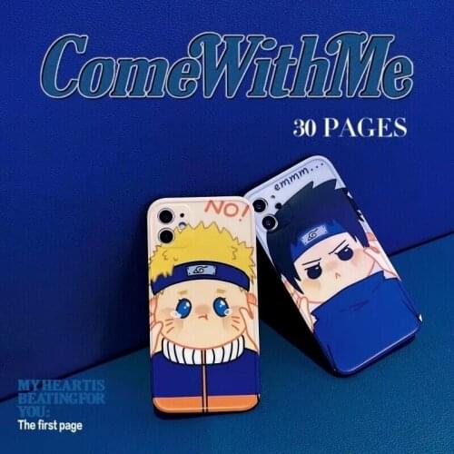 Naruto Phone Case for IPhone 7 / 8 / 8 Plus / X / XS / XR / XS Max / 11 / 12 Pro / Silica Gel Anti-fall Silicone Case