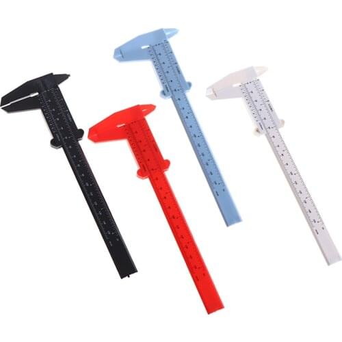 Double Scale Plastic Vernier Caliper Ruler Measuring Student Calipers Size Measuring Tool
