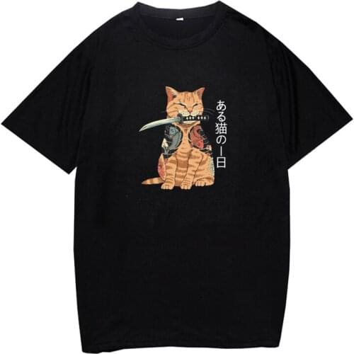 Printting Cartoon Cute 3D Cat T-shirt Short Sleeve O-Neck Top Tee Man and Woman Couple Wear Super Popular