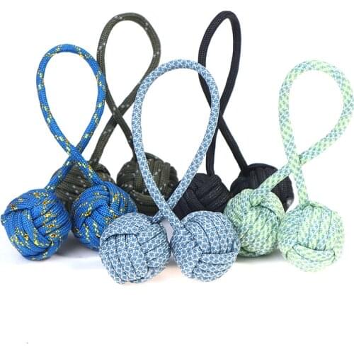 1 Pcs Begleri Fidget Toy Worry Beads Pure Copper Electroplating Finger Skill Paracord Stress Extreme Finger Movement Toys