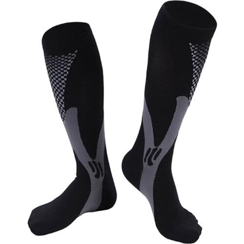 Comfortable Unisex Men Women Leg Support Stretch Magic Compression Socks Different Size 2017 New Arrival
