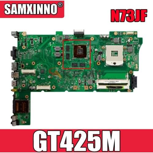 Akemy N73JF Laptop motherboard for ASUS N73JQ N73JF N73JG N73J N73 original mainboard 100%Test GT425M