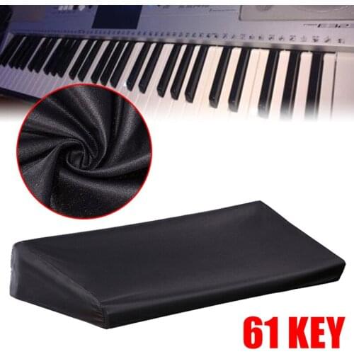 Mayitr 61/88 Key Black Keyboard Dust Cover Waterproof Storage Bag Piano Electronic Piano Keyboard Cover Dustproof Storage Cover