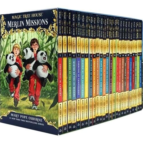 1 Set 27 Books MAGIC TREE HOUSE Merlin Missions 1-27 English Reading Story Books Children Adventure Science Chapter book