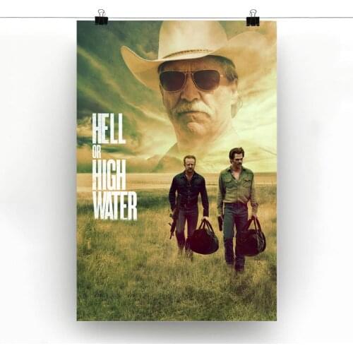 Hell or High Water (2016) Movie Posters Canvas Wall Art Painting Silk Printed For Room Decor