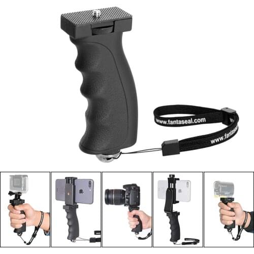 Camera Hand Grip Mount Stabilizer for Gopro Sony Eken Action Camera Canon Nikon DSLR Camera Smartphone Cell Phone Handle Holder