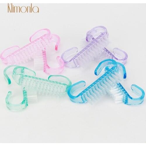 50Pcs/Bag Nail Art Brush Soft Remove Acrylic UV Gel Powder Cleaner Soft Nail Brush Manicure Tool Cleaning Nail Accessories