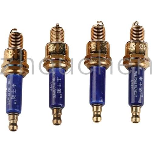 4pas blue A7TC spark plugs are used in ATV, off-road vehicles, off-road vehicles, scooters, motorcycles and kart engines