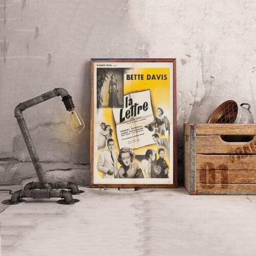 The Letter 1947 French Moyenne Movie Poster Classic Vintage Retro Canvas Print Art Poster Wall Painting Home Decoration