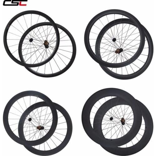 Ultra Light Carbon Wheels Tubular Or Clincher Wheelset Anti-Bite 6 Pawls Hub RARF10-RAR9 & Balsalt Brake