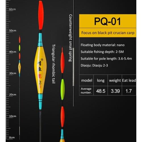 Nano Smart Fishing Float Highly Sensitive Fish Bite Remind Buoy Gravity Sensor Glowing Electric Night Fishing Float for Nearsig