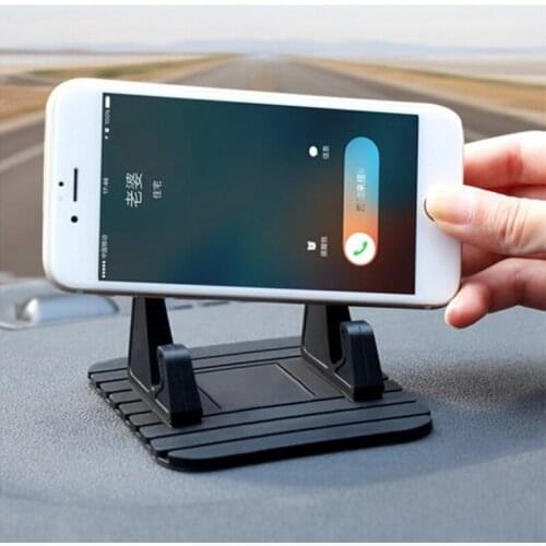 Universal Car Bracket Car Phone Cradle Holder Dashboard Non-slip Stand For Universal Cell Phone Black Phone Holder