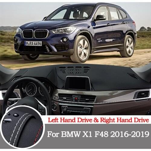 High-quality leather instrument panel protection pad and light-proof pad for BMW X1 F48 2016 2017 2018 2019 car accessories