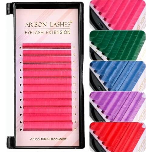 High Quality Color Lashes Bloom Eyelash Extension Auto Flowering Rapid Blooming Fans Lashes Mink Eyelashes Easy Fan Volume