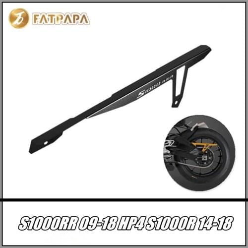 For BMW S1000RR 2010-2018 S1000R 2014-2018 HP4 2012-2018 Motorcycle CNC Chain Guard Cover Frame Body Protect Shield Guide