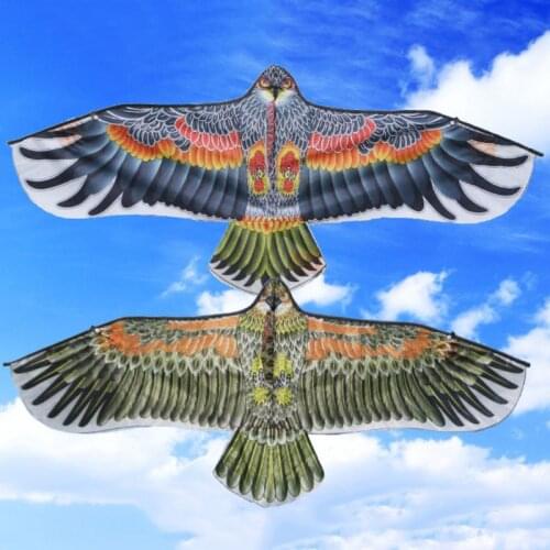 1.1m Huge Kite Family Travel Outdoor Entertainment Sports Childrens Best Gift-random Style + 100m Kite Line