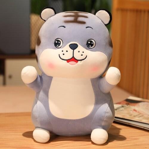 1PCS 25/30cm Cute Naughty tiger doll sleeping clip leg big pillow bed plush toys children gift